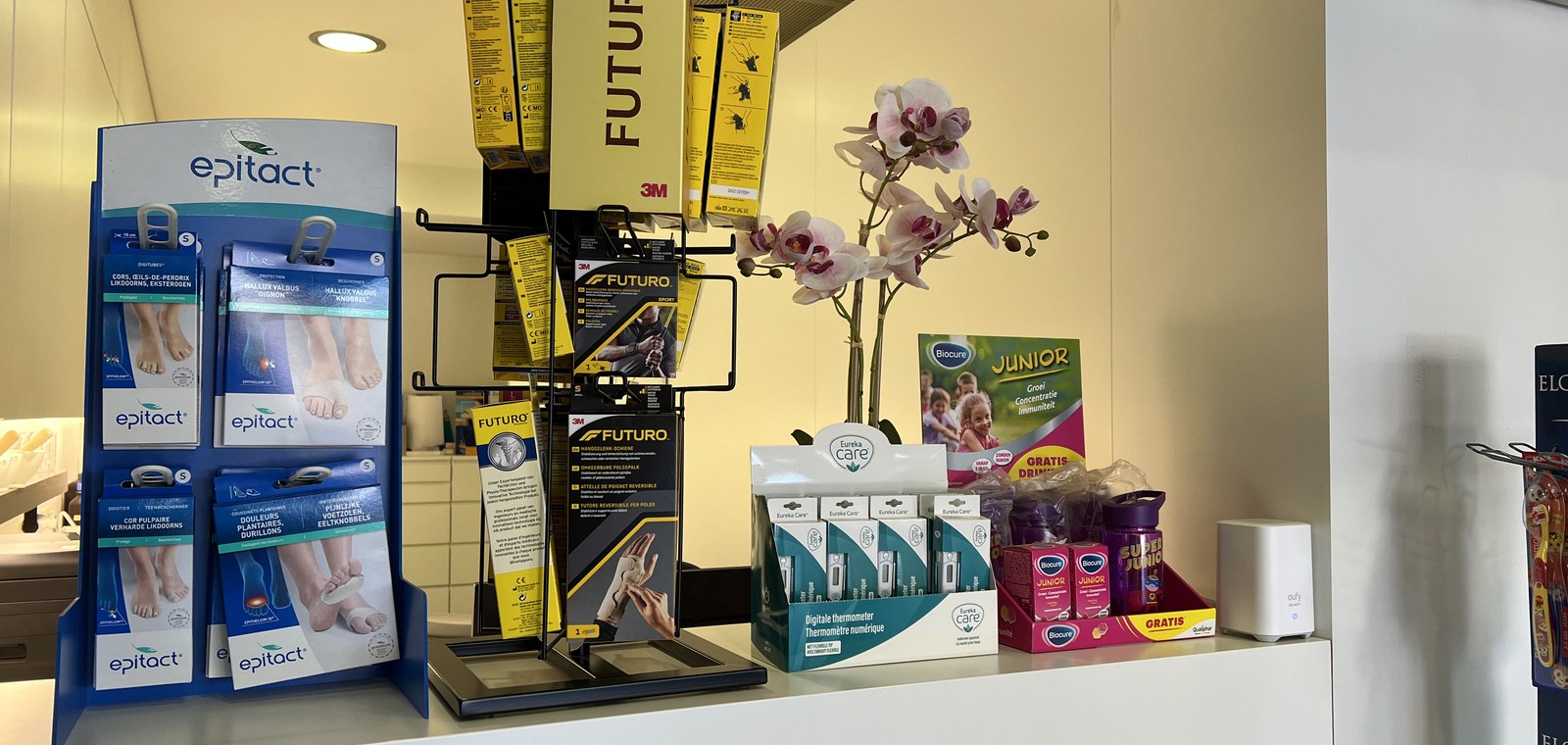 Het adviesaanbod aan de balie van Apotheek Mortelmans