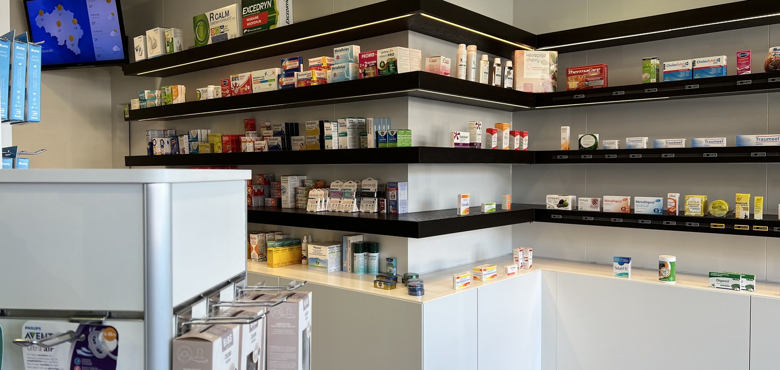 De verzorgingsproducten in Apotheek Mortelmans